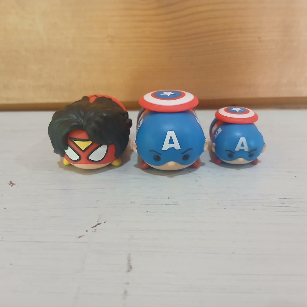 Tsum Tsum Marvel Superhero Lot Of 3